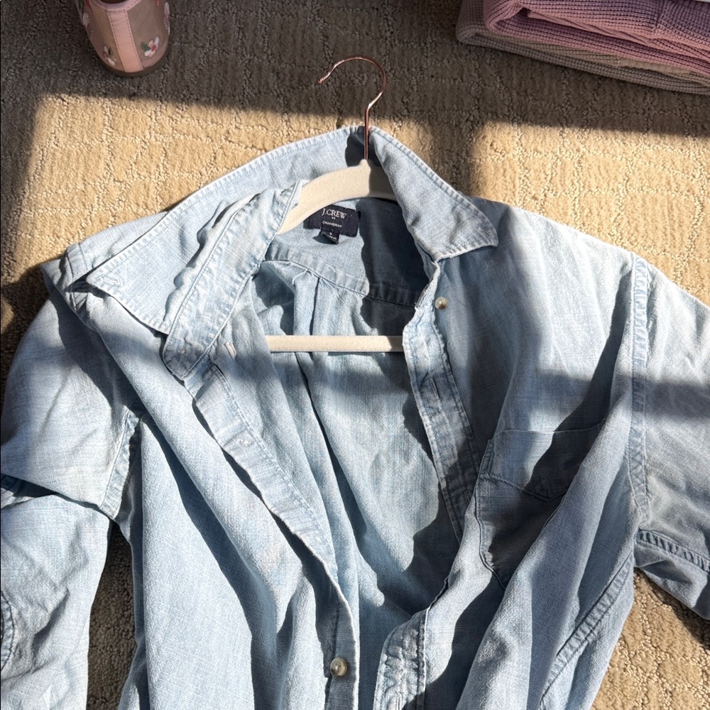 J. Crew Light Blue Button-Up Shirt